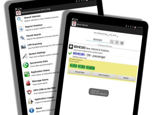 OperationsCommander parking enforcement for Android